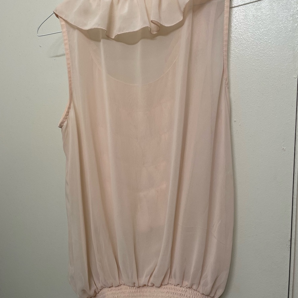 Baby Pink Ruffled Blouse - Picture 5 of 5